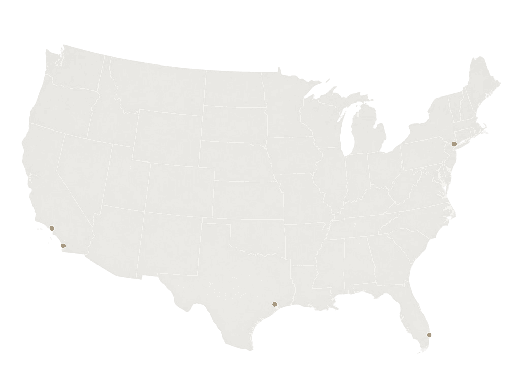 Map of U.S. service areas covered by Monogram Appliance Repair
