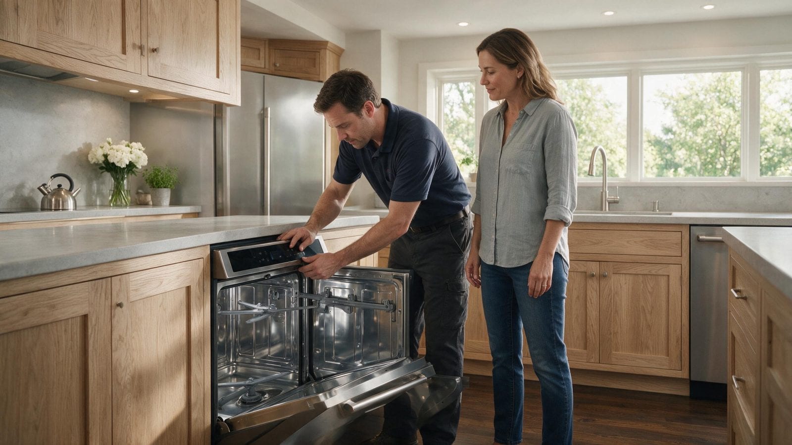 Monogram Dishwasher Stops Mid-Cycle: